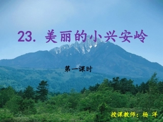 《美丽的小兴安岭》