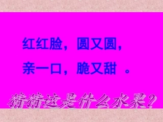《苹果里的五角星》课件2
