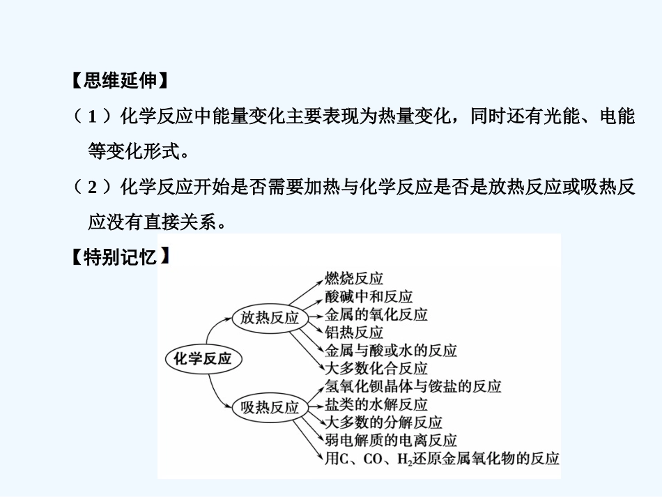 【创新设计】2011届高考化学一轮复习 第1章 第3节 化学反应中的能量变化课件 大纲人教版_第3页