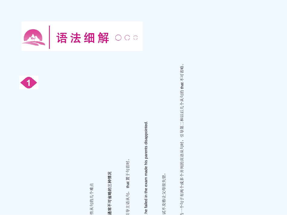 【河南专版】《金版新学案》2011高三英语一轮课件语法1 新人教版选修8_第2页