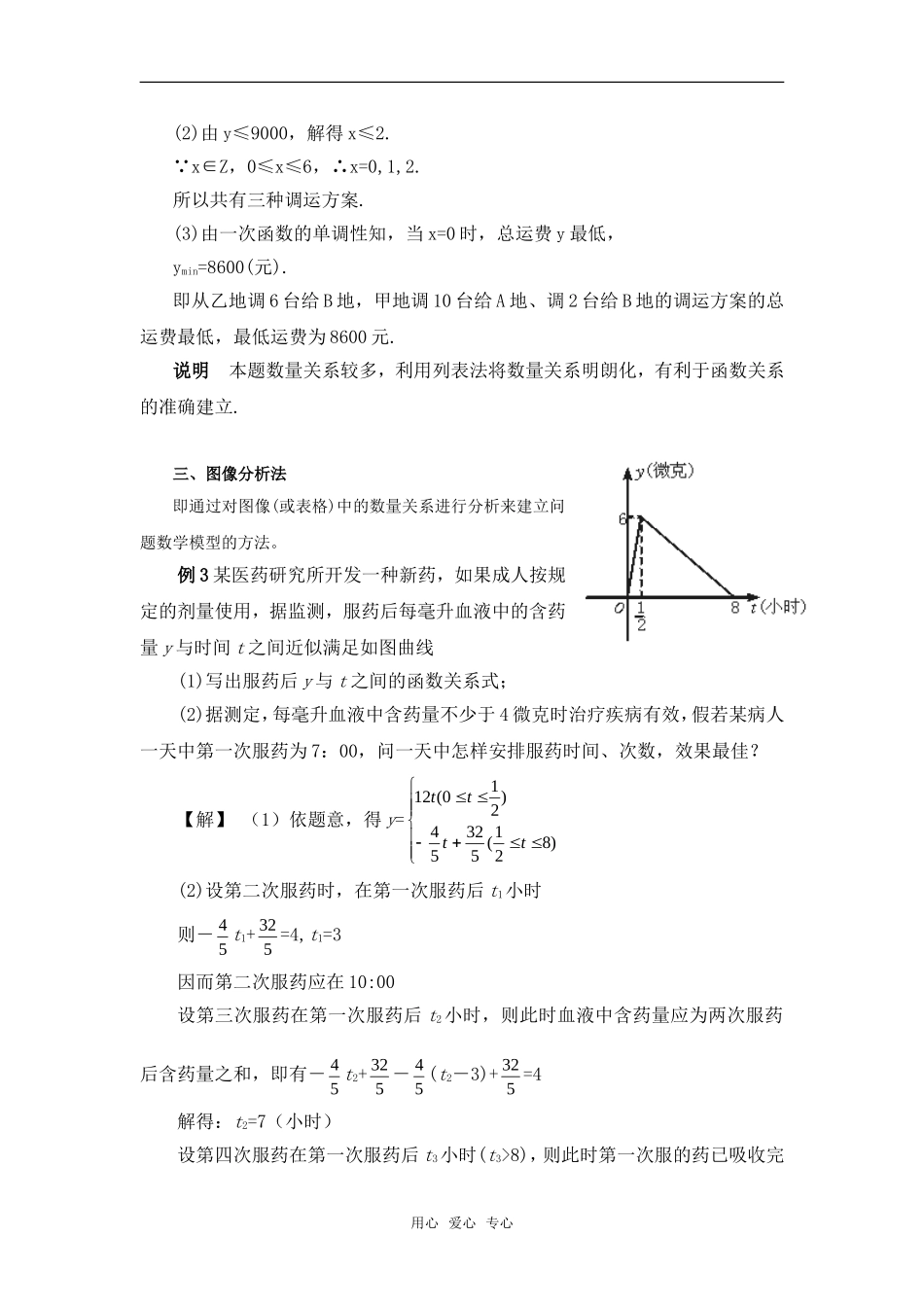 高考数学复习点拨 建立函数模型的几种分析方法_第2页