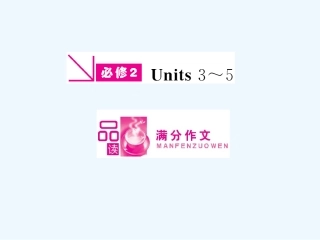 【河南专版】《金版新学案》2011高三英语一轮课件 新人教版必修2-3