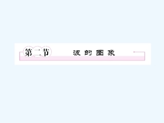 【成才之路】高中物理 第十二章  机械波 第二节  波的图象学案课件 新人教版选修3-4