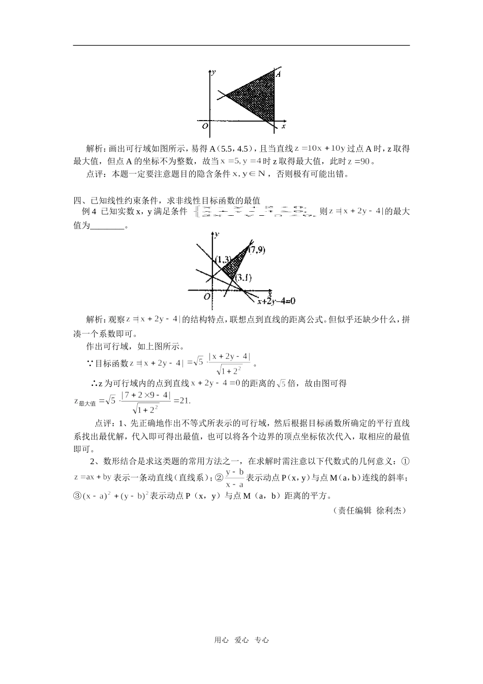 高中数学让“线性规划”问题更加有“规划”学法指导_第2页