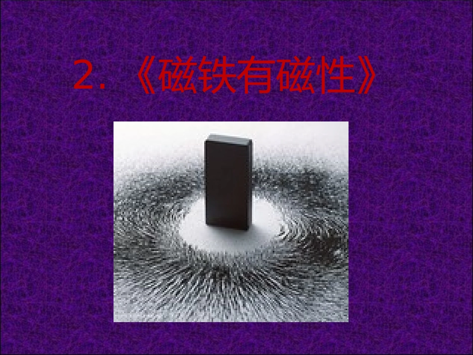 《磁铁有磁性》教学课件_第2页