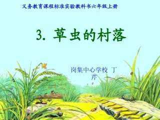 《草虫的村落》课件1