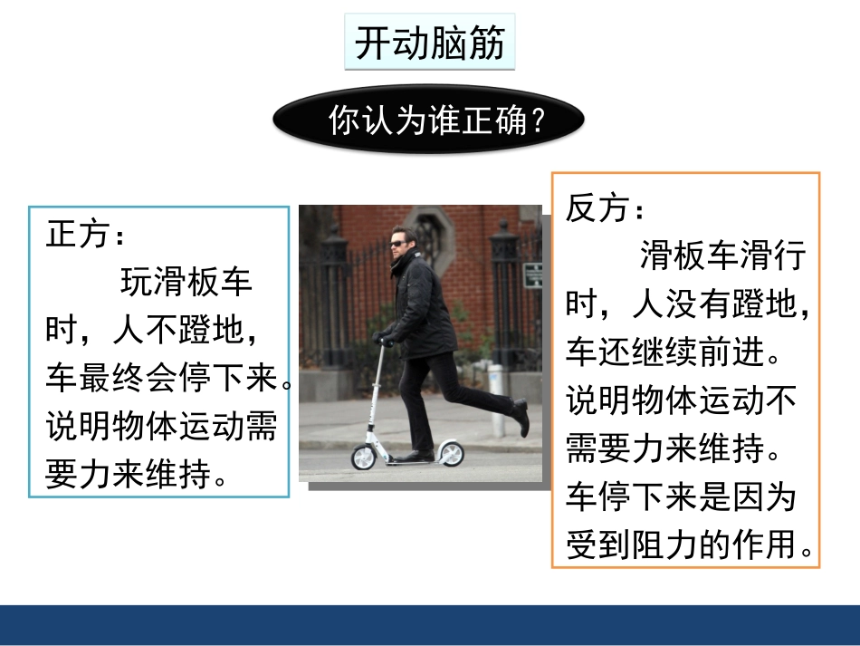 《牛顿第一定律》精品课件_第2页