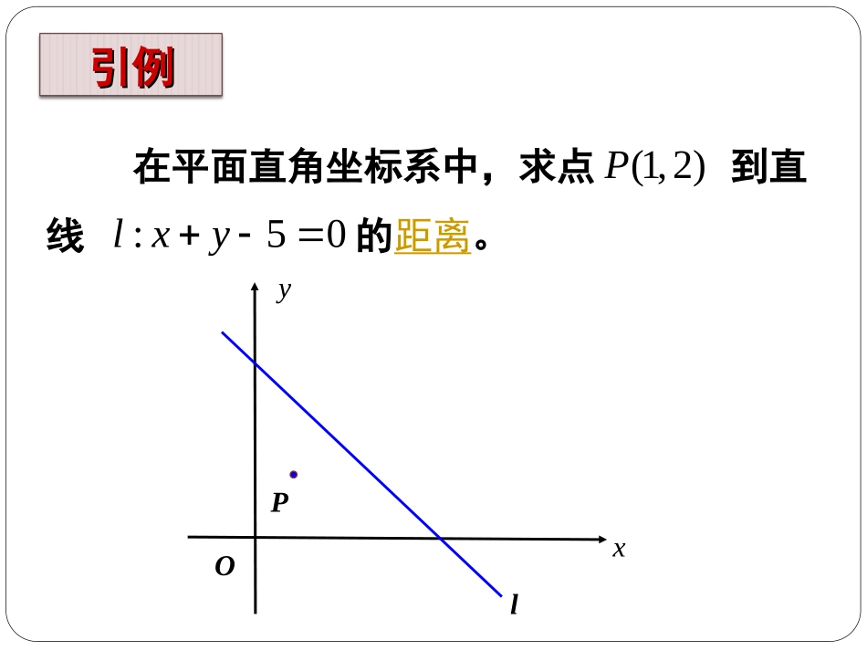 【2015年全国青年教师优质课比赛】高中数学人教A版必修2)：333_点到直线的距离_课件_第2页
