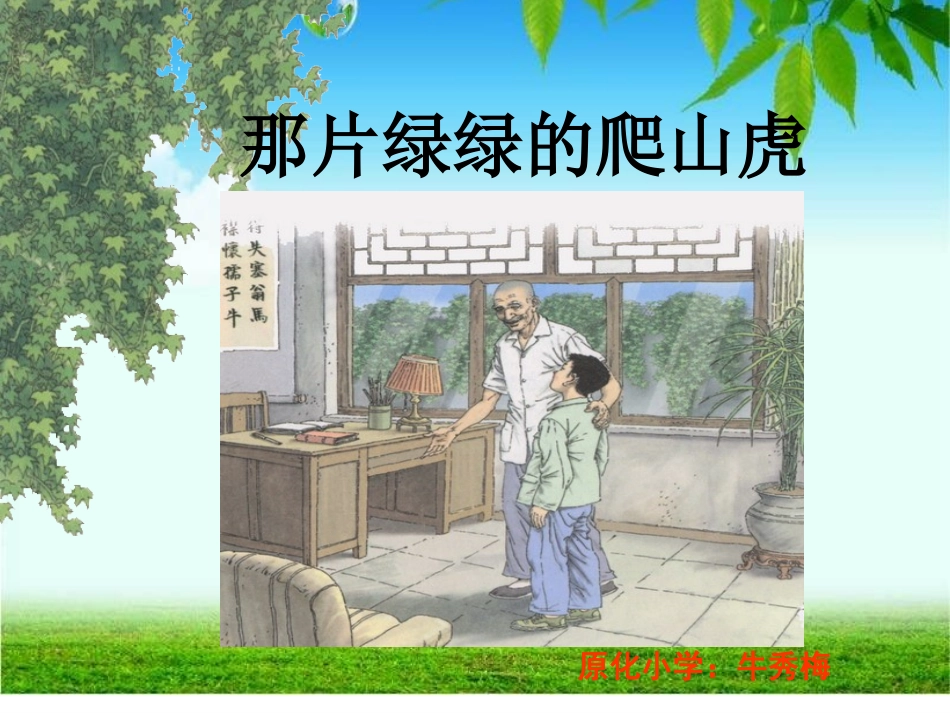 《那片绿绿的爬山虎》课件 (16)_第1页