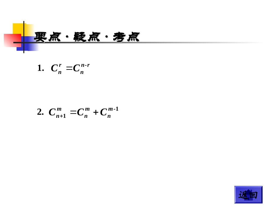 高中数学基础复习 第十章 排列、组合、二项式定理 第2课时  排列与组合(二)_第2页