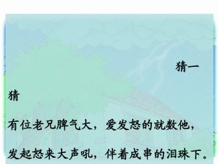 《雷雨》一课时课件