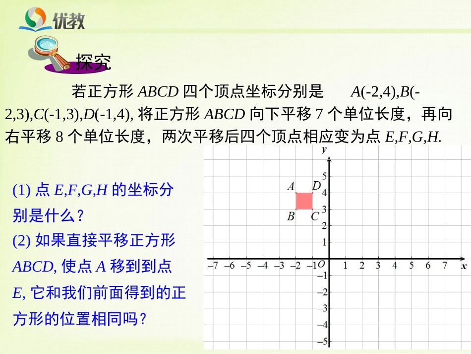 《轴对称和平移的坐标表示（3）》教学课件_第2页