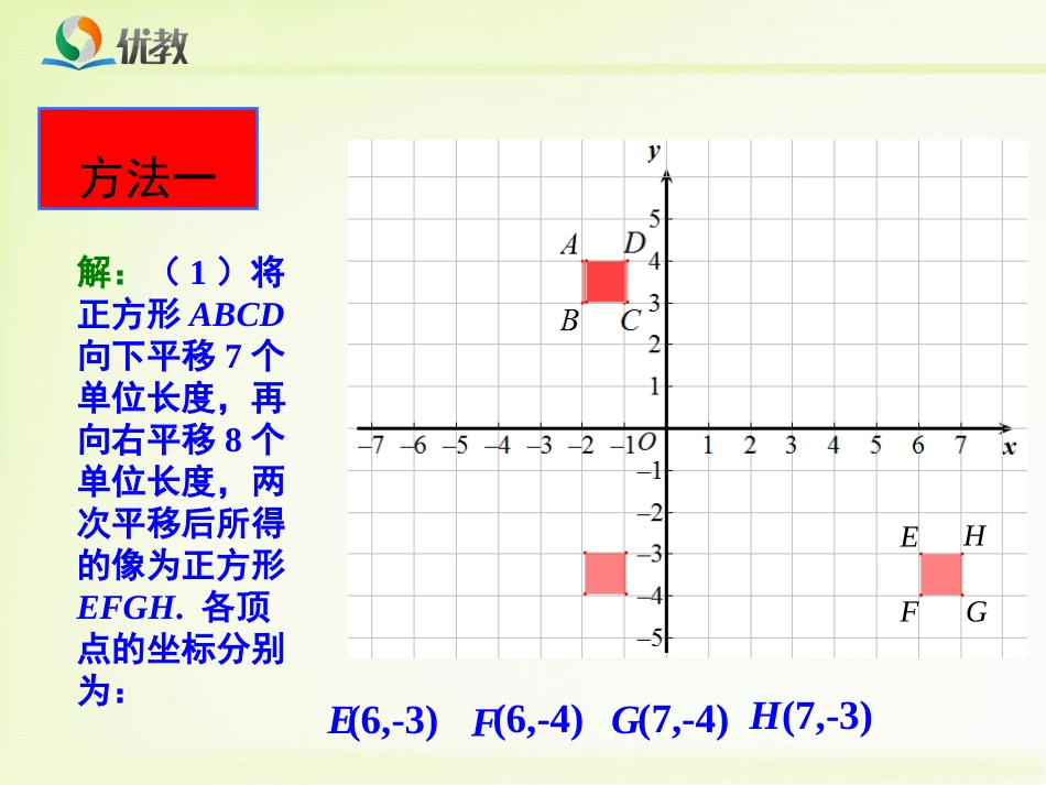 《轴对称和平移的坐标表示（3）》教学课件_第3页