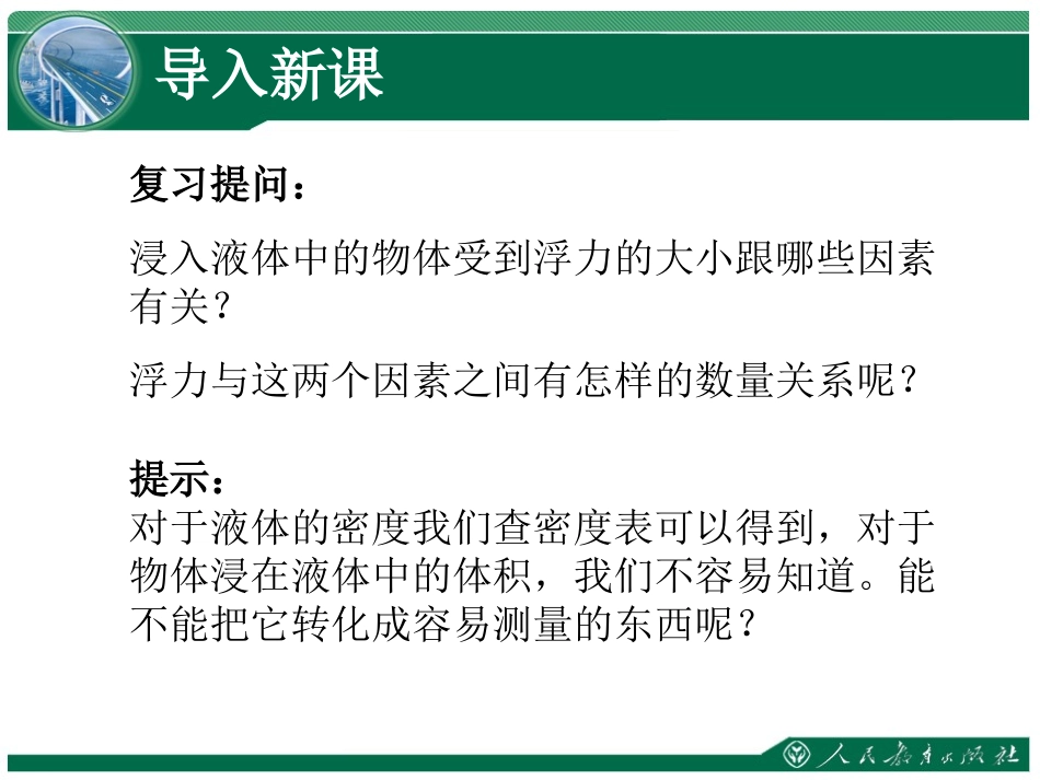 《阿基米德原理》教学课件_第2页