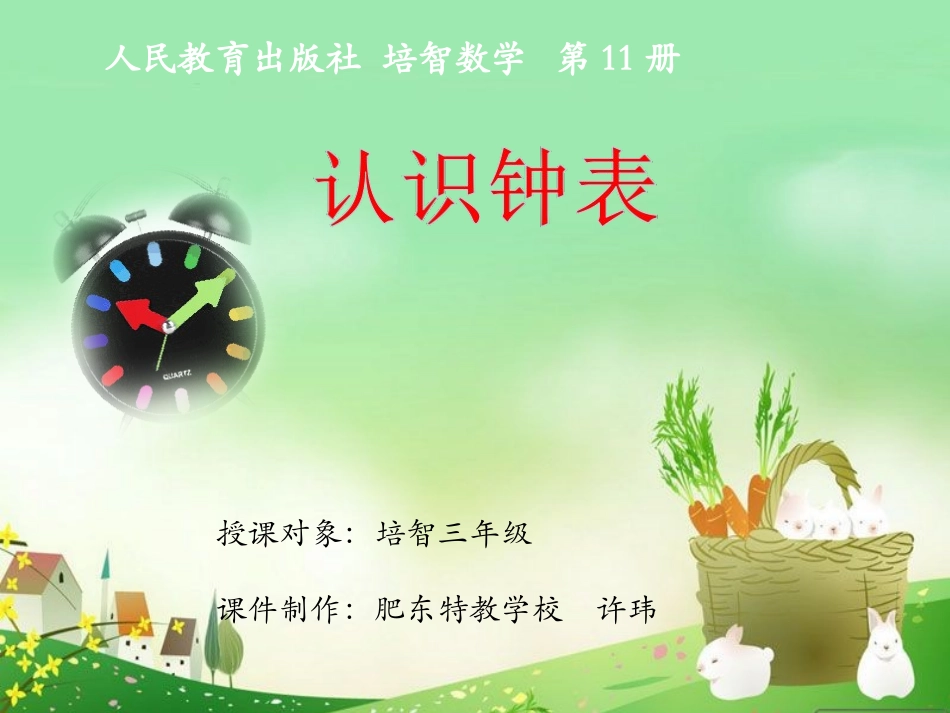 《认识钟表》课件1_第1页