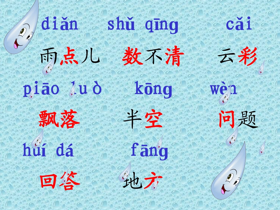 《雨点儿》教学课件 (13)_第2页