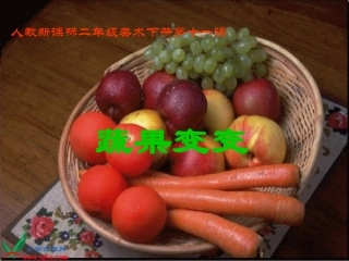 《蔬果变变》课件（人教新课标二年级美术下册课件）