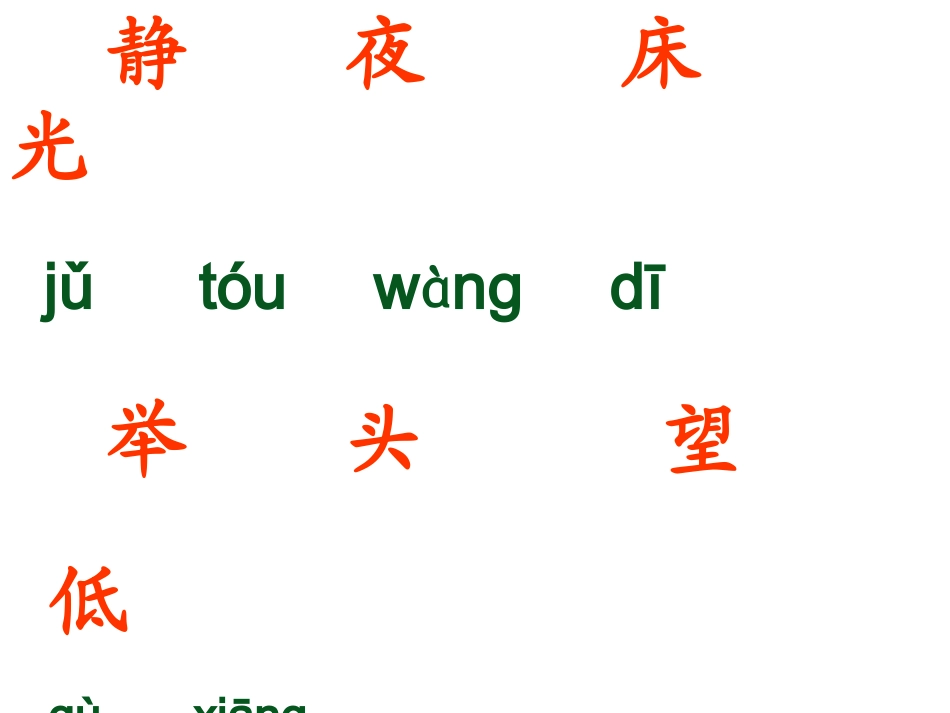 《静夜思》课件(1)_第2页
