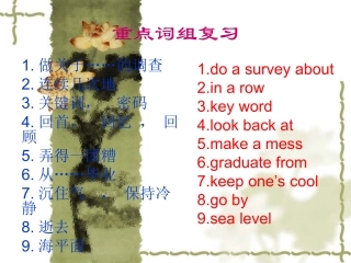 【人教版】九年级英语：Unit14IremembermeetingallofyouinGrade复习课件