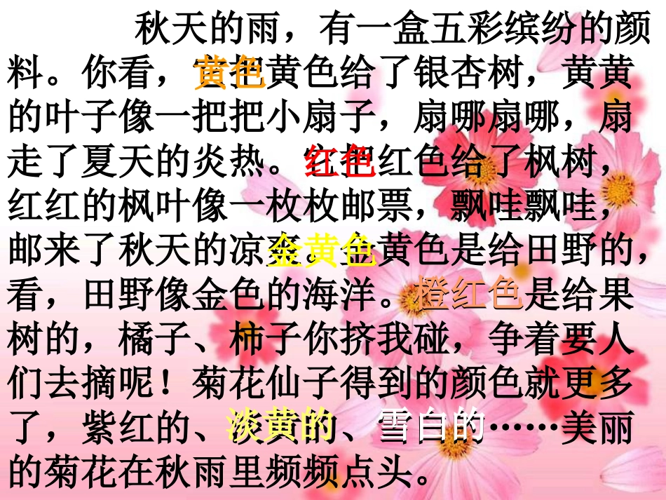 《秋天的雨》课件(12)_第3页