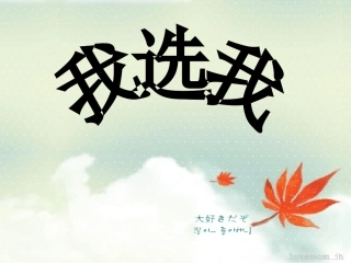 《我选我》课件5