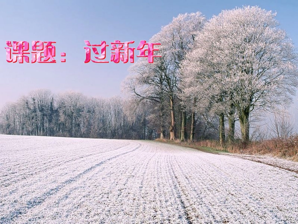 《新年好》课件三_第1页