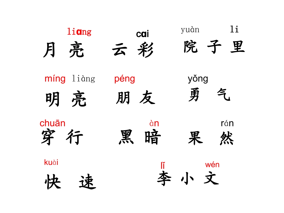 《月亮和云彩》课件3_第3页