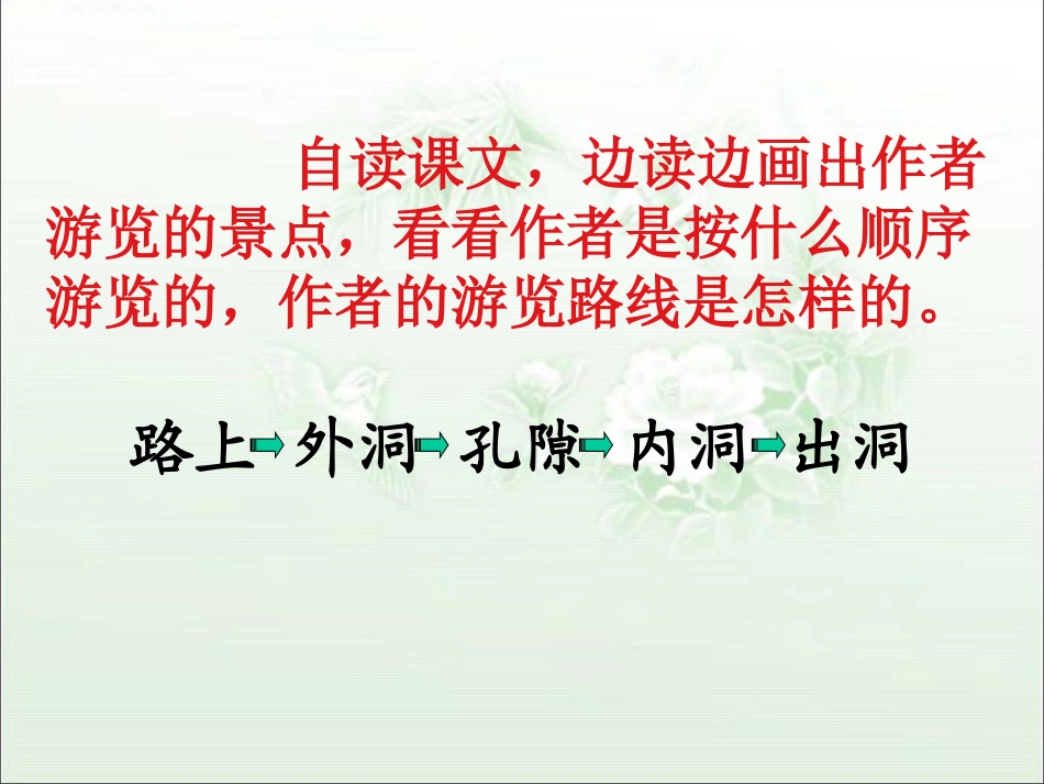 《记金华的双龙洞》教学课件1_第3页