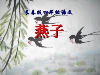 《燕子》PPT课件