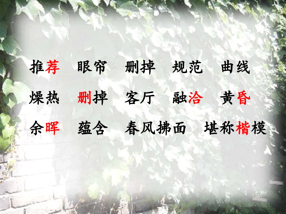 《那片绿绿的爬山虎》教学课件（汤天才）_第2页