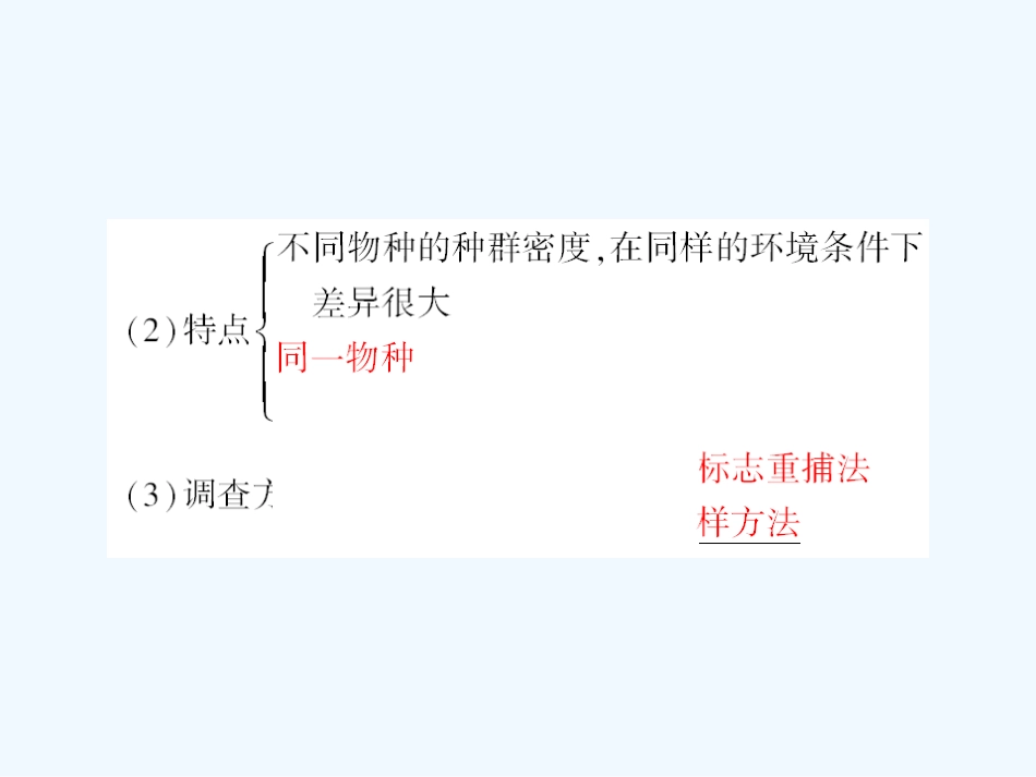 《金版新学案》2011高三生物一轮 课时2 种群和生物群落课件 必修8_第3页