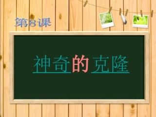 《神奇的克隆》PPT