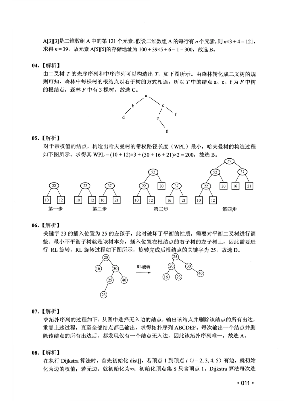 2021年计算机408统考真题解析_第2页