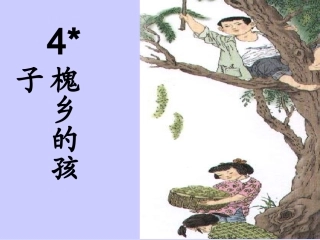 《槐乡的孩子》课件