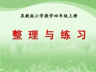 《整理与练习》教学课件