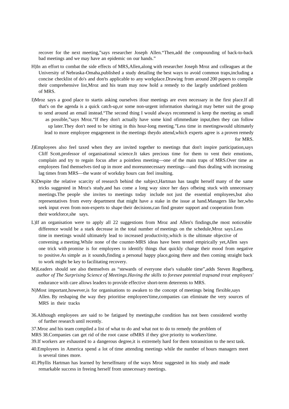 2024年6月第3套英语六级真题_第3页