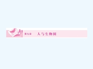 《金版新学案》2011高三生物一轮 课时1 生物圈的稳态　生物多样性及其保护课件 必修9