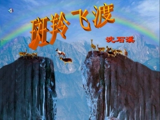 《斑羚飞渡》课件 (4)