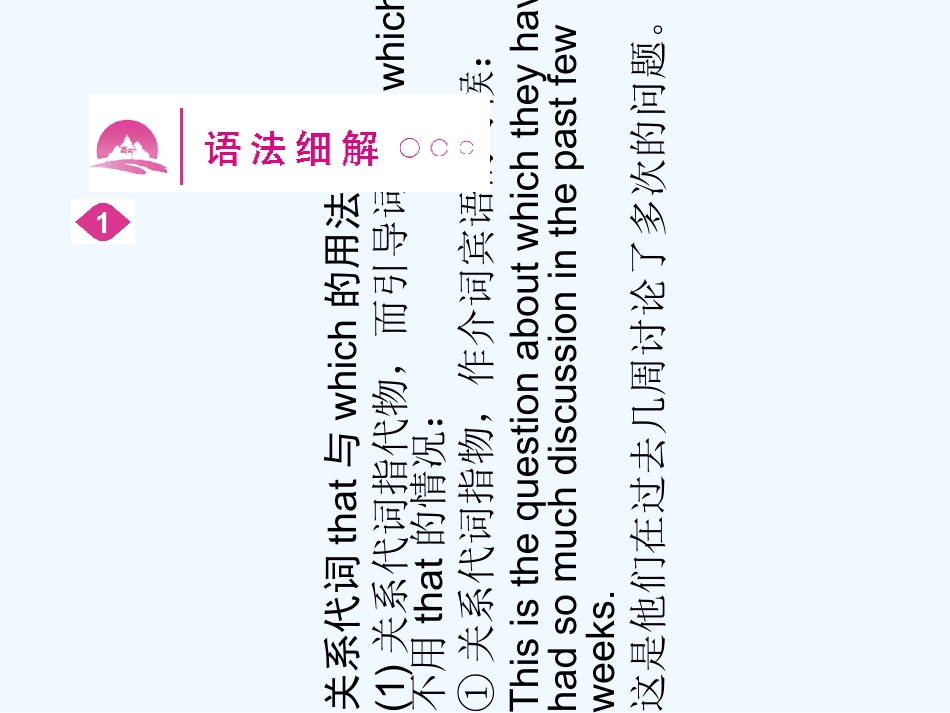 【浙江专版】《金版新学案》2011高三英语一轮课件语法1 新人教版选修7_第2页