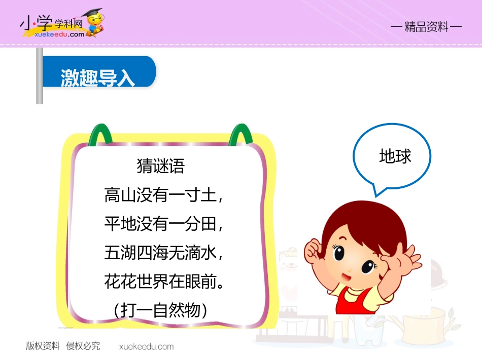 【精品】25只有一个地球（课件PPT）-鲁教版-四年级语文下册_第3页