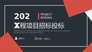 工作项目招标投标