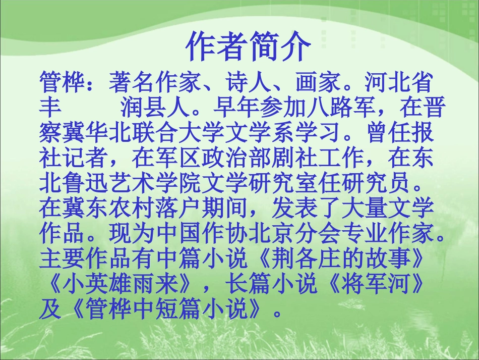 《小英雄雨来》教学课件1_第3页