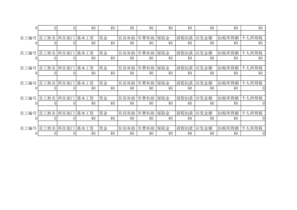 员工工资套表_第3页