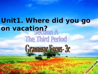 人教八上Unit1grammar