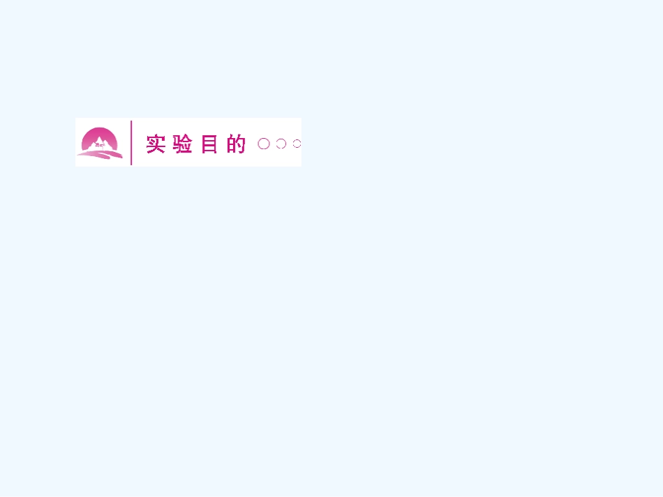 （新课标安徽专版）《金版新学案》2011高三物理一轮复习 实验 验证牛顿第二定律课件_第2页