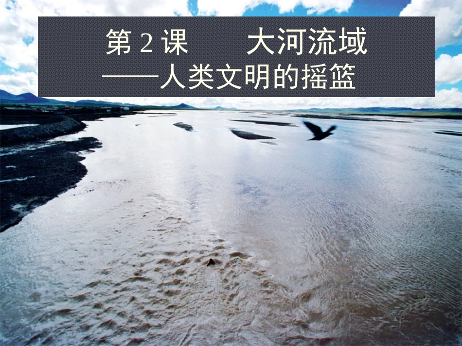 《大河流域——人类文明的摇篮》课件01_第1页