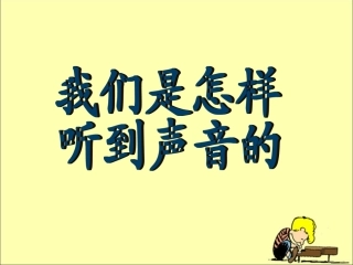 《我们是怎样听到声音的》教学课件1