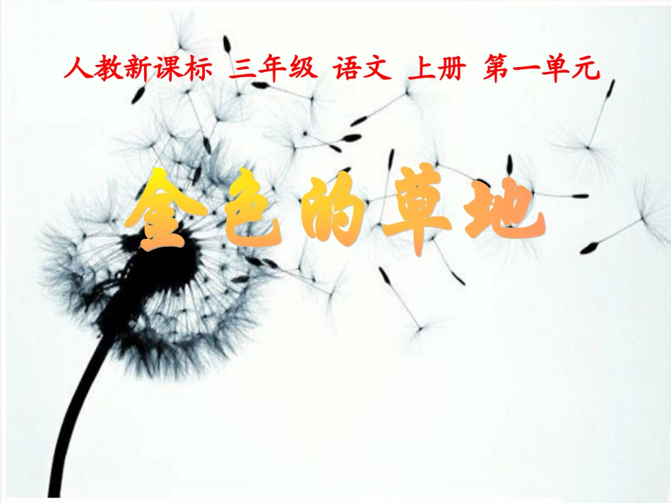 《金色的草地》教学课件1_第1页