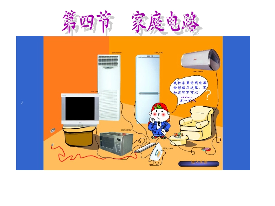 《家庭电路与安全用电》课件_第1页
