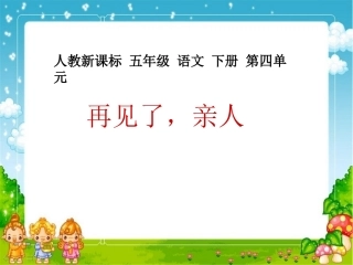 再见了亲人课件2